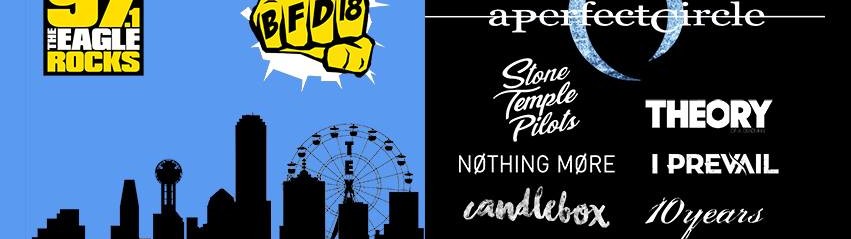 BFD 2018: A Perfect Circle, Stone Temple Pilots, Theory of a Deadman, Nothing More & I Prevail