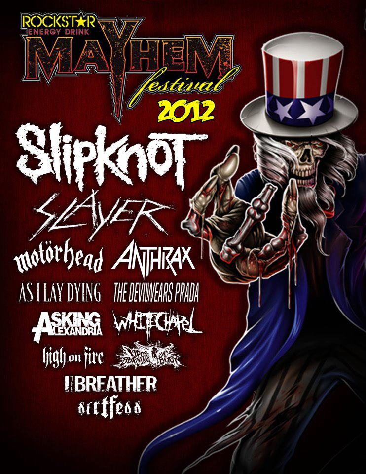 Rockstar Energy Mayhem Festival: Motorhead, Slipknot, Slayer and Anthrax