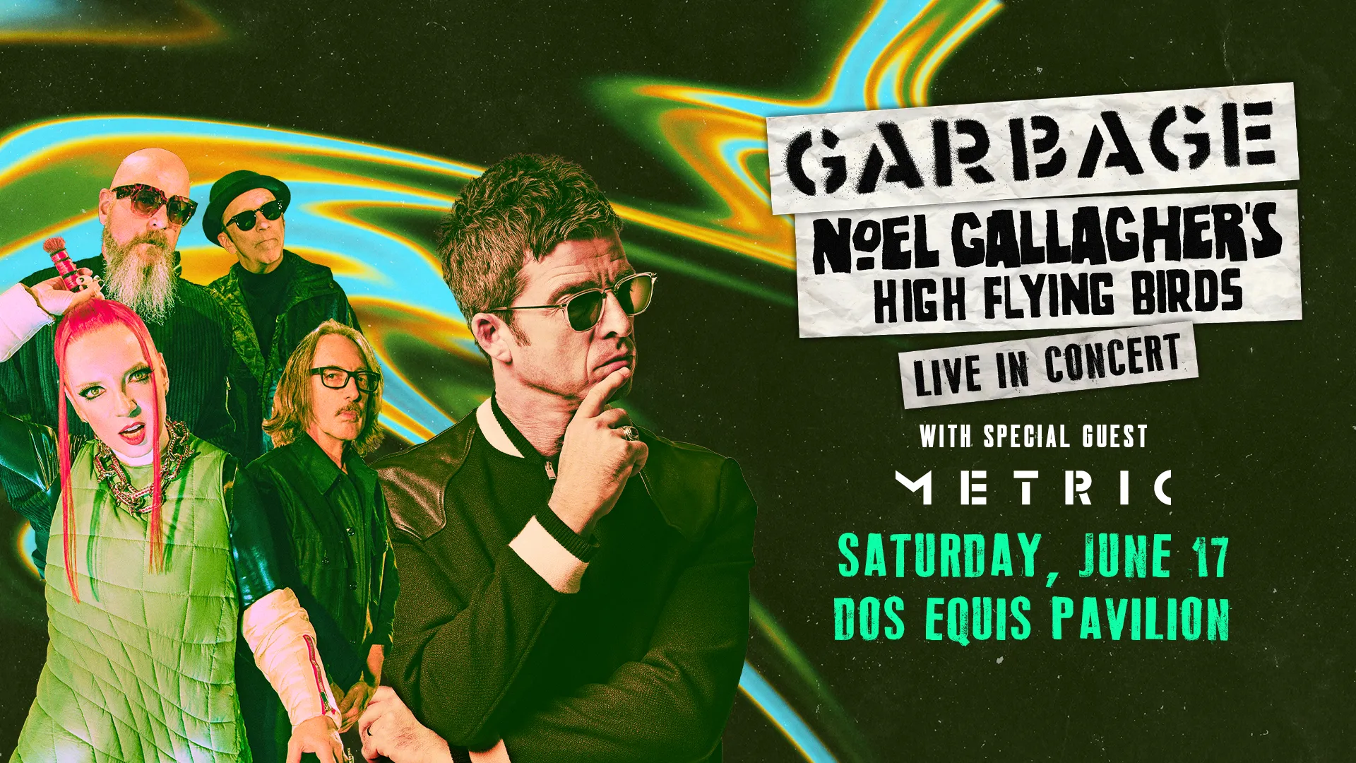 Garbage & Noel Gallagher’s High Flying Birds